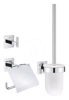 GROHE QuickFix Start Cube Set doplňků pro toaletu 3 v 1, chrom 41123000