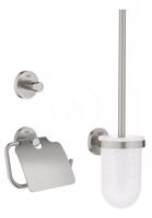 GROHE QuickFix Start Set doplňků pro toaletu 3 v 1, supersteel 41204DC0