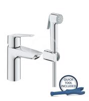 GROHE QuickFix Start Umyvadlová baterie s bidetovou sprškou, chrom 23123003