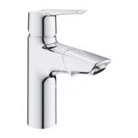 GROHE QuickFix Start Umyvadlová baterie s výsuvnou koncovkou a výpustí Push-Open, chrom 24205003