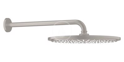 GROHE Rainshower Cosmopolitan Hlavová sprcha Cosmopolitan 310 s ramenem 380 mm, 1 proud, kartáčovaný tmavý grafit 26066AL0