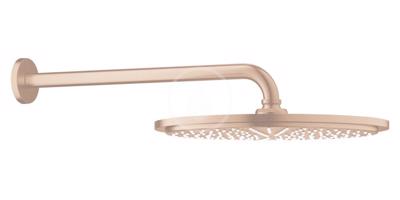 GROHE Rainshower Cosmopolitan Hlavová sprcha Cosmopolitan 310 s ramenem 380 mm, 1 proud, kartáčovaný Warm Sunset 26066DL0