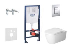 GROHE Rapid SL Set předstěnové instalace, klozetu a sedátka ME by Starck, Rimless, SoftClose, tlačítka Skate Cosmo, chrom 38528SET-KM