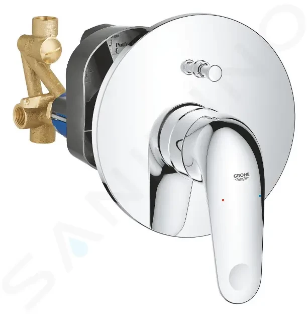 GROHE Swift Baterie pod omítku, pro 2 spotřebiče, s tělesem, chrom 24336001