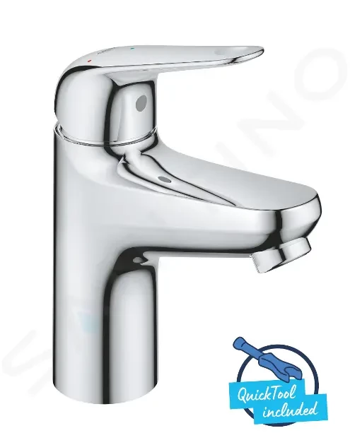 GROHE Swift Umyvadlová baterie s výpustí Push-Open, studený start, chrom 24323001