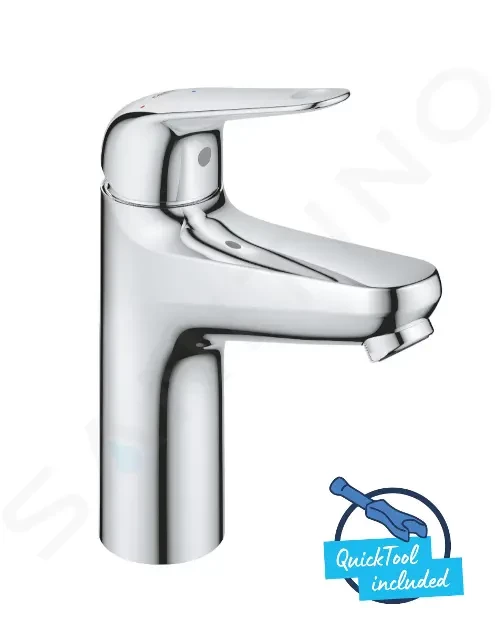 GROHE Swift Umyvadlová baterie s výpustí Push-Open, studený start, chrom 24329001