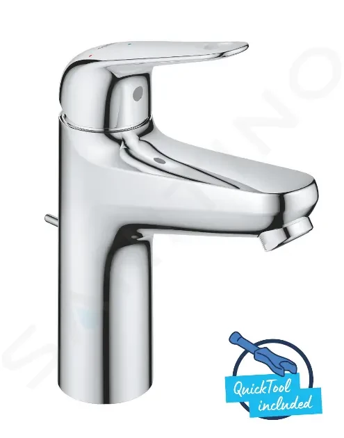 GROHE Swift Umyvadlová baterie s výpustí, studený start, chrom 24328001