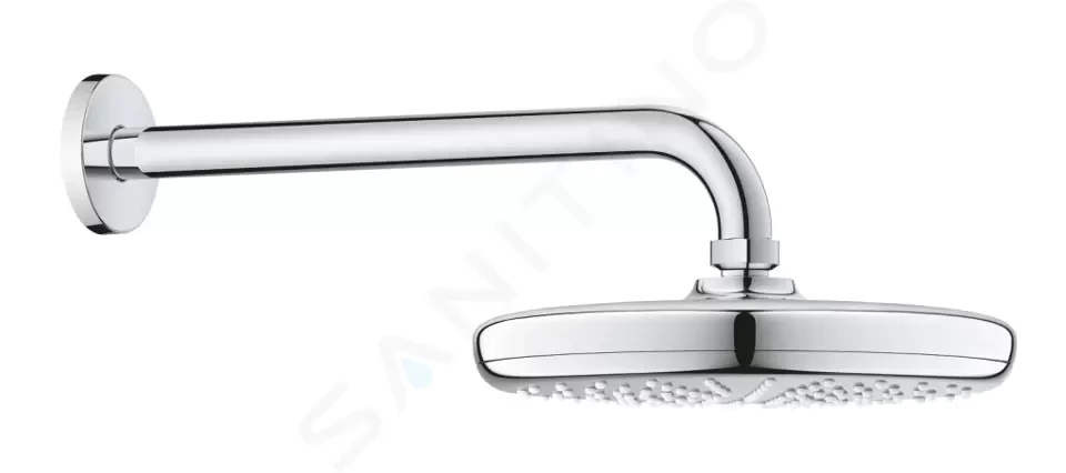 GROHE Tempesta Hlavová sprcha 210, 1 proud, sprchové rameno 286 mm, chrom 26412000