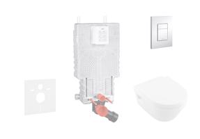 GROHE Uniset Sada pro závěsné WC + klozet a sedátko Villeroy & Boch 38643SET-KB