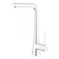 GROHE Zedra Dřezová baterie s výsuvnou sprškou, chrom 32553002