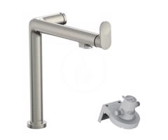 HANSGROHE Aqittura M91 Dřezová baterie s filtrační hlavicí, vzhled nerezu 76804800