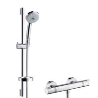 HANSGROHE Croma 100 Sprchový set s termostatem, 3 proudy, tyč 65 cm, chrom 27086000