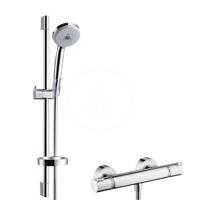 HANSGROHE Croma 100 Sprchový set s termostatem, 3 proudy, tyč 650 mm, chrom 27086000