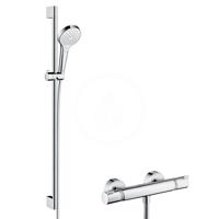 HANSGROHE Croma Select S Sprchový set s termostatem Ecostat, 2 proudy, chrom 27833400