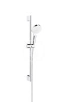 HANSGROHE Crometta Set sprchové hlavice, 2 proudy, tyče a hadice, bílá/chrom 26532400