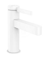 HANSGROHE Finoris Umyvadlová baterie 100, výpustí Push-Open, EcoSmart, matná bílá 76010700