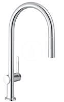 HANSGROHE M54 Dřezová baterie Talis s výsuvnou koncovkou, chrom 72802000