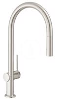 HANSGROHE M54 Dřezová baterie Talis s výsuvnou sprškou, vzhled nerezu 72800800