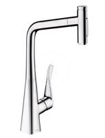 HANSGROHE M71 Dřezová baterie M7117-H320 s výsuvnou sprškou, sBOX, chrom 73816000