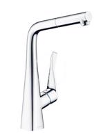 HANSGROHE Metris New Dřezová baterie s výsuvnou koncovkou, chrom 14821000