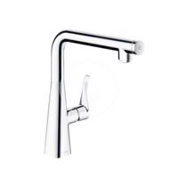 HANSGROHE Metris Select Dřezová baterie, chrom 14847000