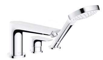 HANSGROHE Talis E Baterie na okraj vany, 3-otvorová instalace, chrom 71731000