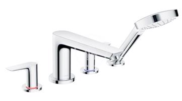 HANSGROHE Talis E Baterie na okraj vany, 4-otvorová instalace, chrom 71748000