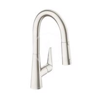 HANSGROHE Talis M51 Dřezová baterie s výsuvnou sprškou, vzhled nerezu 72815800