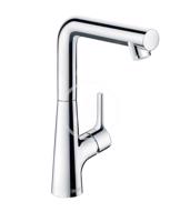 HANSGROHE Talis S Umyvadlová baterie s výpustí a otočným výtokem, chrom 72105000