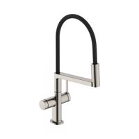 HANSGROHE Talis Select M54 PowderSpray Dřezová baterie s flexibilním ramenem a sprškou, EcoSmart, vzhled nerezu 72861800