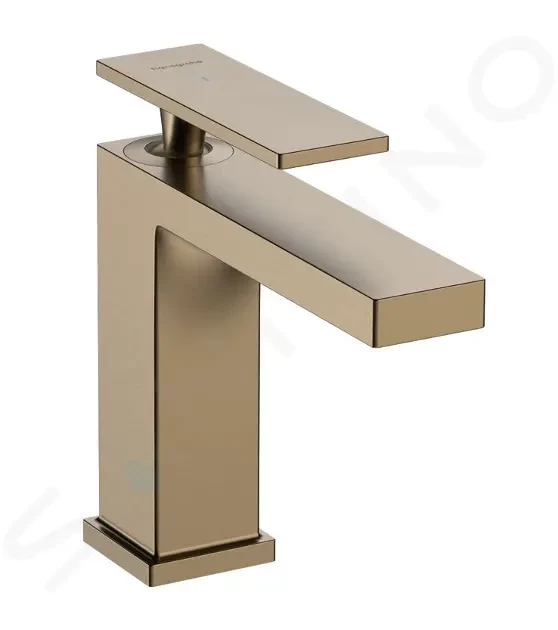 HANSGROHE Tecturis E Umyvadlová baterie s výpustí, CoolStart, EcoSmart, kartáčovaný bronz 73018140