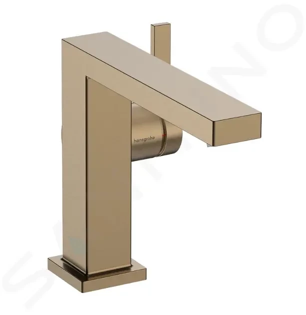 HANSGROHE Tecturis E Umyvadlová baterie s výpustí Push-Open, CoolStart, EcoSmart, kartáčovaný bronz 73024140