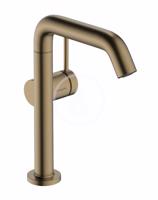 HANSGROHE Tecturis S Umyvadlová baterie s výpustí Push-Open, CoolStart, EcoSmart, kartáčovaný bronz 73360140