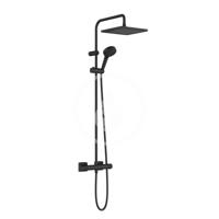 HANSGROHE Vernis Shape Sprchový set Showerpipe 240 s termostatem, 2 proudy, EcoSmart, matná černá 26429670