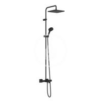 HANSGROHE Vernis Shape Sprchový set Showerpipe 240 s vanovým termostatem, 2 proudy, matná černá 26900670