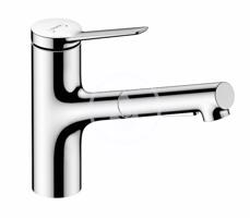 HANSGROHE Zesis M33 Dřezová baterie 150, s výsuvnou sprškou, sBox lite, chrom 74803000