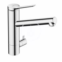 HANSGROHE Zesis M33 Dřezová baterie 200, uzavírací ventil spotřebiče, CoolStart, chrom 74807000