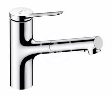 HANSGROHE Zesis M33 Dřezová baterie s výsuvnou sprškou, chrom 74820000