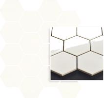 Hexagon mozaika univerzální Bianco Paradyz 22x25,5 cm