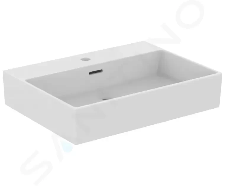 IDEAL STANDARD Extra Umyvadlo 600x450 mm, s přepadem, otvor pro baterii, bílá T372701