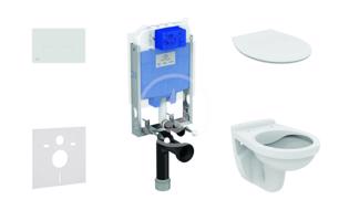 IDEAL STANDARD ProSys Set předstěnové instalace, klozet Alpha se sedátkem, tlačítko Oleas M1, SoftClose, bílá ProSys80M SP112