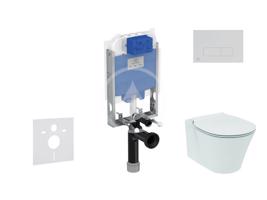 IDEAL STANDARD ProSys Set předstěnové instalace, klozetu a sedátka  Connect Air, tlačítka Oleas M2, Aquablade, SoftClose, chrom mat ProSys80M SP92