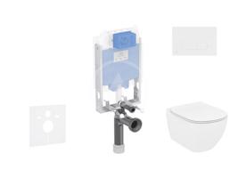 IDEAL STANDARD ProSys Set předstěnové instalace, klozetu a sedátka  Tesi, tlačítka Oleas M1, Aquablade, SoftClose, bílá ProSys80M SP76