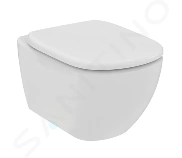 IDEAL STANDARD Tesi Závěsné WC se sedátkem SoftClose, RimLS+, bílá T536101