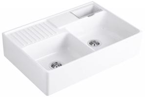 Keramický dřez Villeroy & Boch modulový, 632391RW, Stone White 632391RW