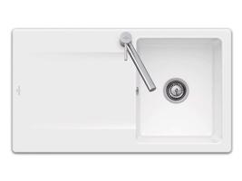 Keramický dřez Villeroy & Boch Siluet 50, 333501RW, Stone White 333501RW