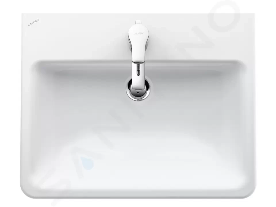 Laufen Pro S Zápustné umyvadlo, 560x440 mm, 1 otvor pro baterii, s LCC, bílá H8189634001041