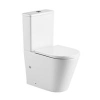 MEREO WC kombi, vario odpad, kapotované, Smart Flush RIMLESS, keramické, vč. sedátka VSD91T2