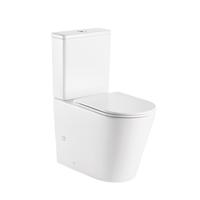 MEREO WC kombi, vyvýšené, vario odpad, kapotované, Smart Flush RIMLESS, keramické vč. sedátka VSD92T1