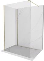 MEXEN/S Kioto Sprchová zástěna WALK-IN 110 x 85 cm, transparent, zlatá 800-110-212-50-00-085